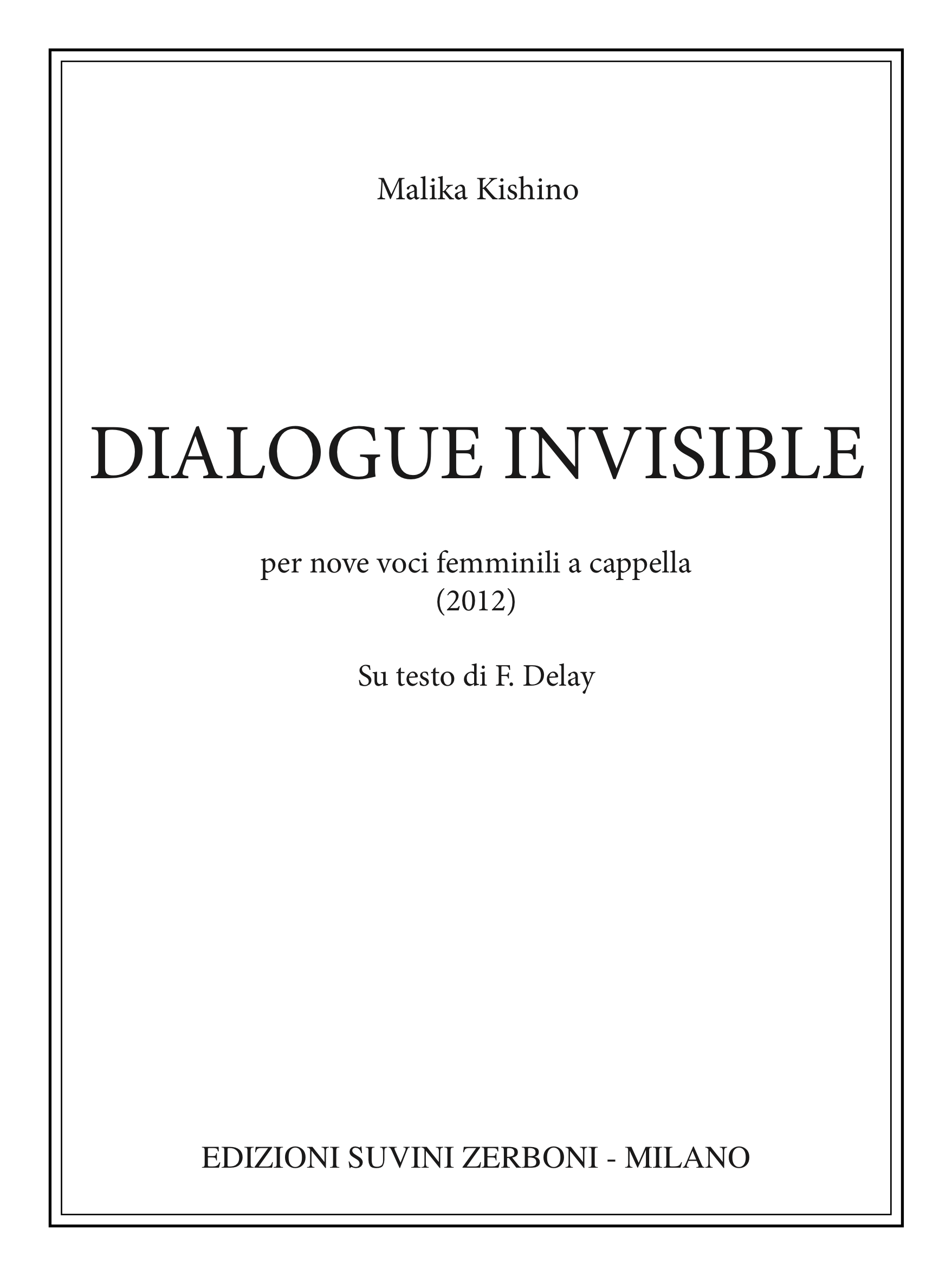 Dialogue invisible_Kishino 1